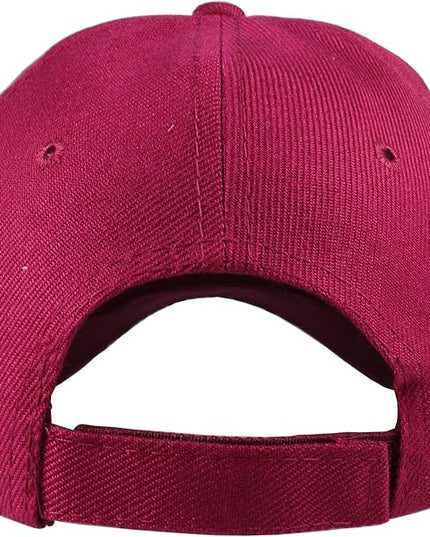 Gelante Adult Plain Baseball Cap Hat Classic Adjustable Size for All Seasons