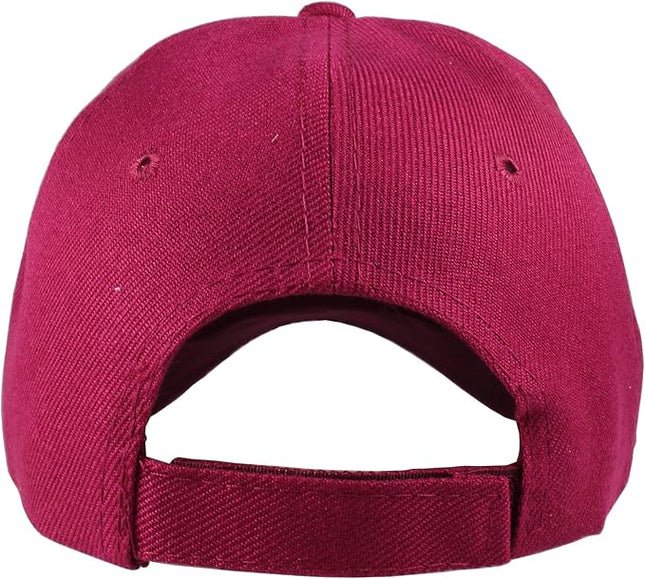 Gelante Adult Plain Baseball Cap Hat Classic Adjustable Size for All Seasons