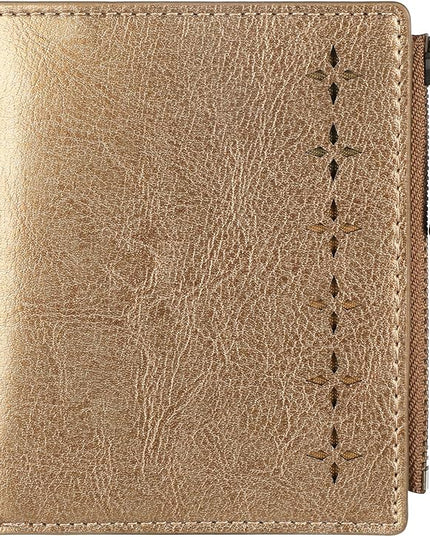 Lavemi Ultra Thin Small Compact Leather Womens Girls Wallets RFID Blocking Credit Card Holder for Women