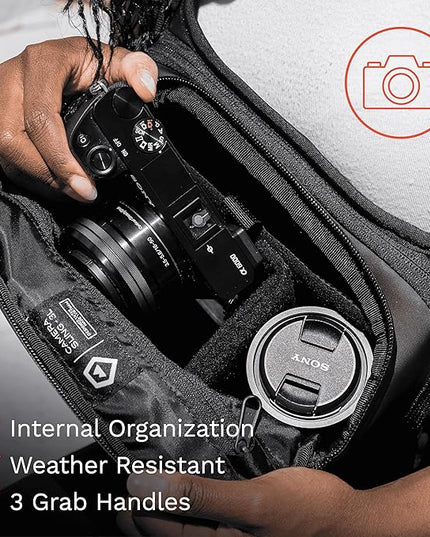 WANDRD ROGUE V1 3L Sling: Compact Camera Sling and Crossbody Bag with Fast Access, 3-Way Carry– Lightweight Everyday Bag Great for Travel, Photography, and Daily Use (Yuma Tan)