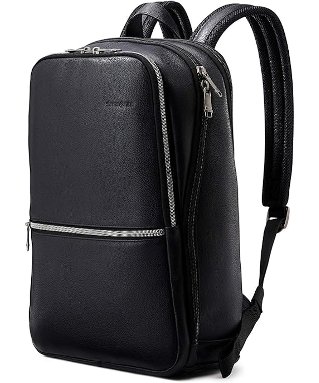 Samsonite Classic Leather Slim Backpack