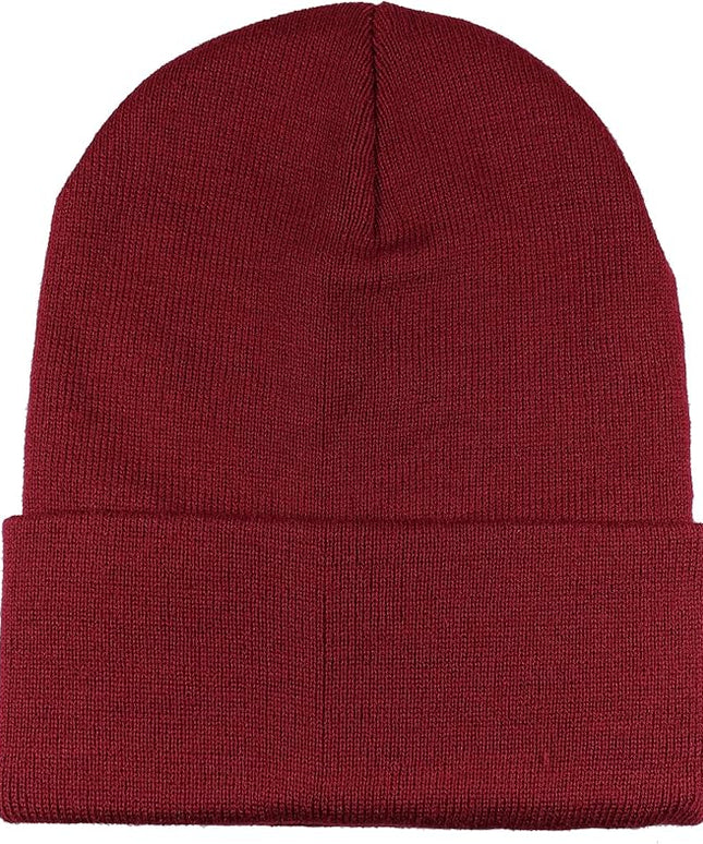Gelante Unisex Beanie Cap Knitted Warm Solid Color and Multi-Color Multi-Packs