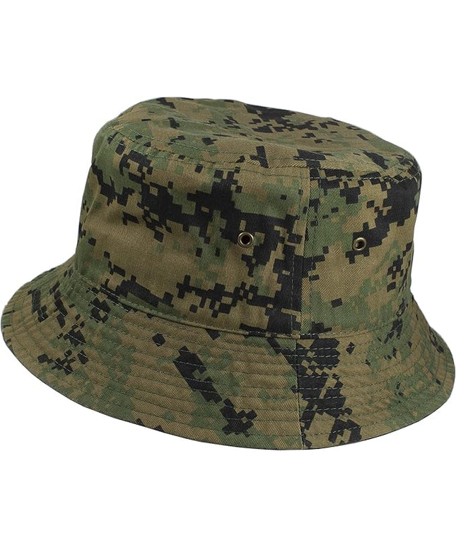 Gelante Solid Color 100% Cotton Bucket Hat for Women and Men Packable Travel Summer Beach Hat
