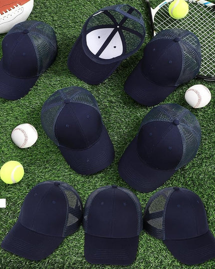 Coume Mesh Trucker Hats Bulk Sublimation Blank DIY Baseball Unisex Caps for Business Embroidery Sport Party Gift