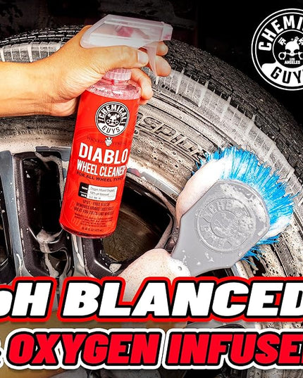 Chemical Guys Diablo Wheel Cleaner Spray - 2 Pack 16 oz Bottles, Safe on All Wheel & Rim Finishes, Sprayable Formula Removes Brake Dust, Dirt & Grime, Car Care for Trucks, SUVs, Motorcycles & RVs