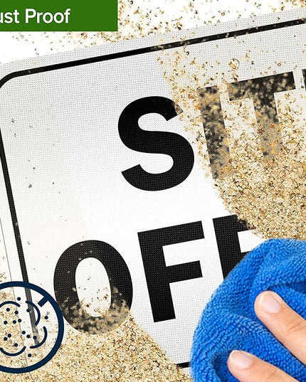 Site Office Sing Sign, 12x18 Inches, 3M EGP Reflective .063 Aluminum, Fade Resistant, Made in USA by My Sign Center