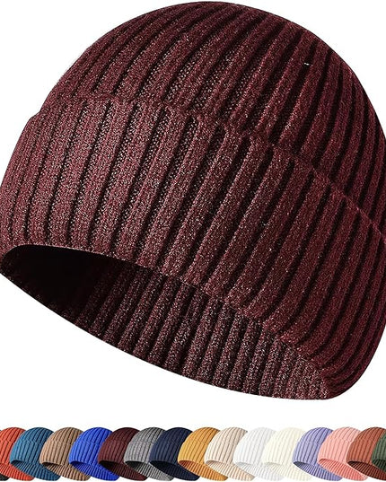 HiRui Knit Beanie for Men Women Kids, Winter Hats Warm Classic Daily Skull Caps