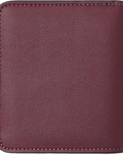 Toughergun Women’s Small Slim Leather Wallet with RFID Protection, Compact Bifold Mini Purse with Clear ID Window