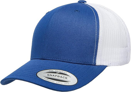 Yupoong Classic Premium Mesh 6 Panel Retro Trucker Cap | Mid Profile Snapback | OSFA | Bulk Pack Available