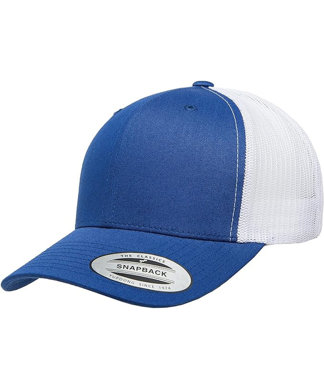 Yupoong Classic Premium Mesh 6 Panel Retro Trucker Cap | Mid Profile Snapback | OSFA | Bulk Pack Available