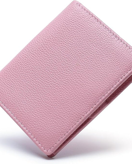 Bveyzi Ultra Slim Small RFID Wallet for Women, Leather Tiny Thin Bifold Pocket Ladies Wallet
