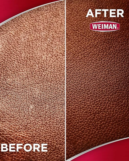 Weiman Leather Cleaner Wipes - Clean Condition UV Protection Help Prevent Cracking or Fading of Furniture, Car Interior, Couch, and Shoes, 2 Pack with Microfiber Cloth