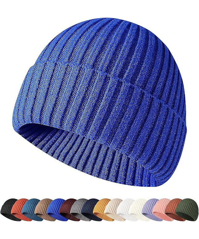 HiRui Knit Beanie for Men Women Kids, Winter Hats Warm Classic Daily Skull Caps