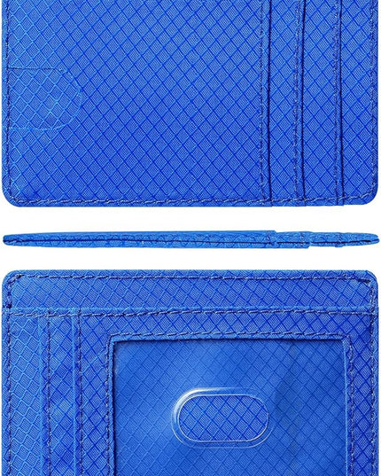 Artpaxy Slim Wallet for Men & Women, Minimalist Front Pocket Card Holder for Travel, RFID Blocking, Water Resistant Nylon Wallet for ID & Cash & Credit Card
