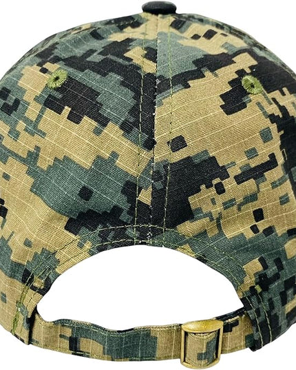 Roytrense Embroidered American Flag Unisex Baseball Cap (100% Cotton)