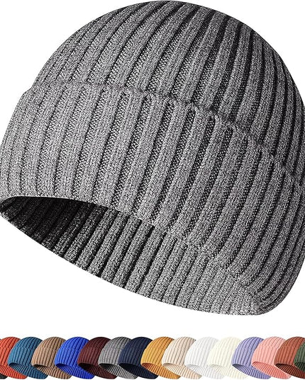 HiRui Knit Beanie for Men Women Kids, Winter Hats Warm Classic Daily Skull Caps