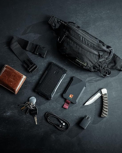 Eberlestock Bando Bag - Tactical Men's Fanny Pack w/Adjustable Waist Belt, Zippered Pockets, Compact Lightweight Belt Bag