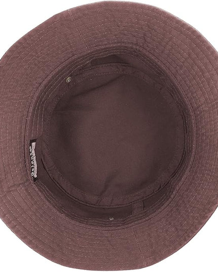 Gelante Solid Color 100% Cotton Bucket Hat for Women and Men Packable Travel Summer Beach Hat