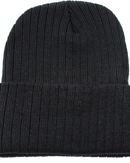 Gelante Unisex Beanie Cap Knitted Warm Solid Color and Multi-Color Multi-Packs