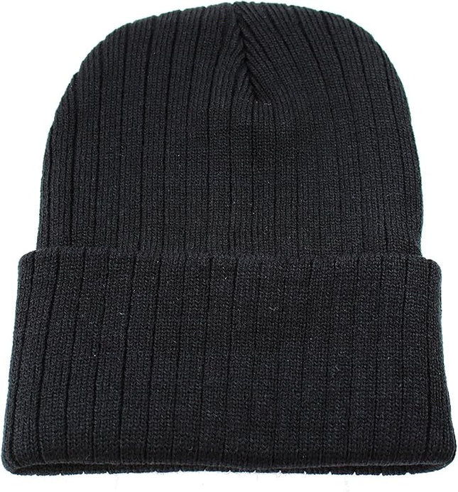 Gelante Unisex Beanie Cap Knitted Warm Solid Color and Multi-Color Multi-Packs