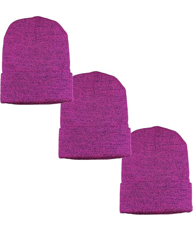Gelante Unisex Beanie Cap Knitted Warm Solid Color