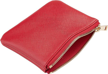 Chelmon Vegan Leather Coin Purse Pouch Change Purse With Zipper For Men Women