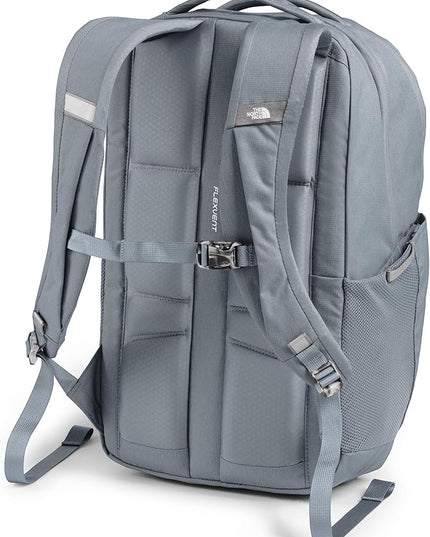 THE NORTH FACE Vault Everyday Laptop Backpack | Commuter Travel Bag with Water-Repellent Finish, Spacious Main Compartment, Mid Grey Dark Heather/TNF Black, OS