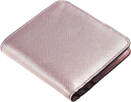 Toughergun Women’s Small Slim Leather Wallet with RFID Protection, Compact Bifold Mini Purse with Clear ID Window