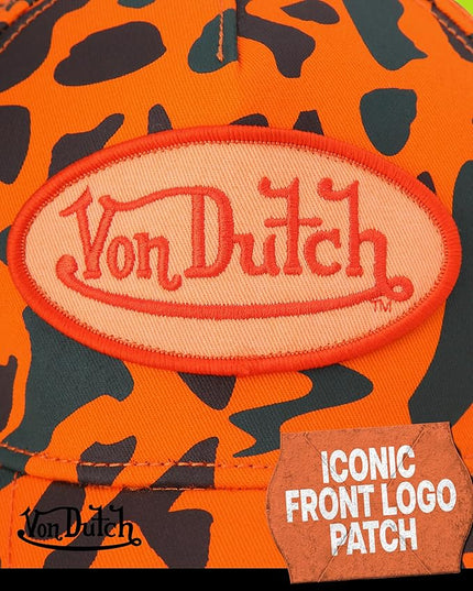 Von Dutch Men & Womens Baseball Caps - Breathable Adjustable Snapback Soft Cotton Canvas Curved Brim Vintage Hat