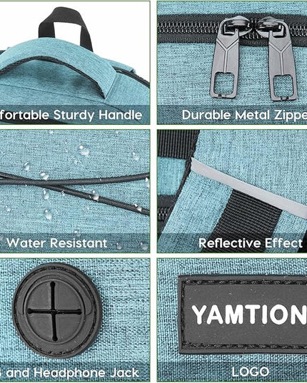 YAMTION School Backpack for Women and Teen Girls,College Bookbag Laptop Backpack Schoolbag with USB Port for High School College Students