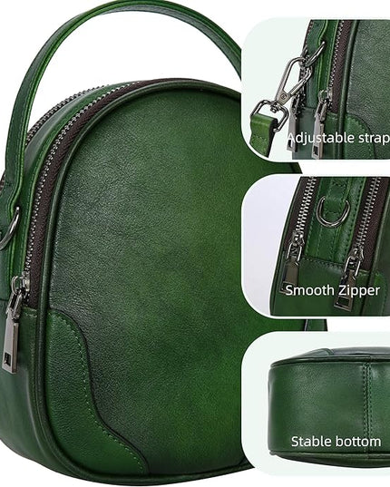 Iswee Small Crossbody Bags for Women Travel Leather Shoulder Bag Mini Purses and Handbags Designer Satchel Ladies Hand Bag