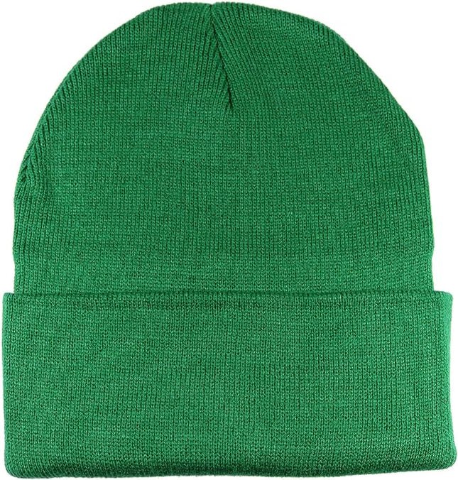 Gelante Unisex Beanie Cap Knitted Warm Solid Color and Multi-Color Multi-Packs
