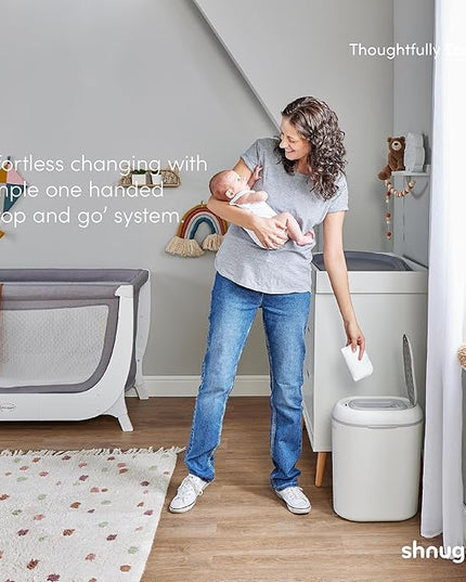 Shnuggle Better Bag Diaper Pail Liners - 30 Count (2 Packs of 15) - Plant-Based Refill Bags - Compatible with Shnuggle Eco-Touch Pail