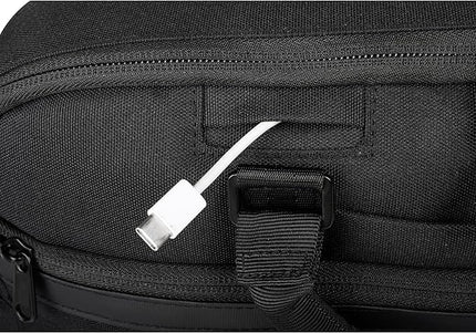 Kenneth Cole Recycled Polyester Slim 16" Laptop Business Briefcase, Black