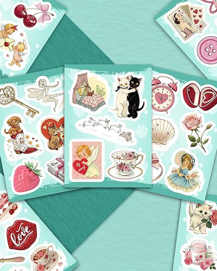 100Pcs Coquette Stickers and Decals for Laptop - Pink Аesthetic Stickers for Water Bottle - Coquette Gifts - Gift for Women & Men