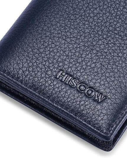 Leather Business Card Case Holder for Men & Women, Italian Calfskin