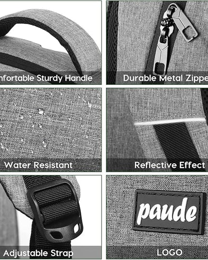 Paude Backpack for School, Laptop, Bookbag for Teen Boys - 15.6 Inch College Backpack for University, Business, Work, Travel