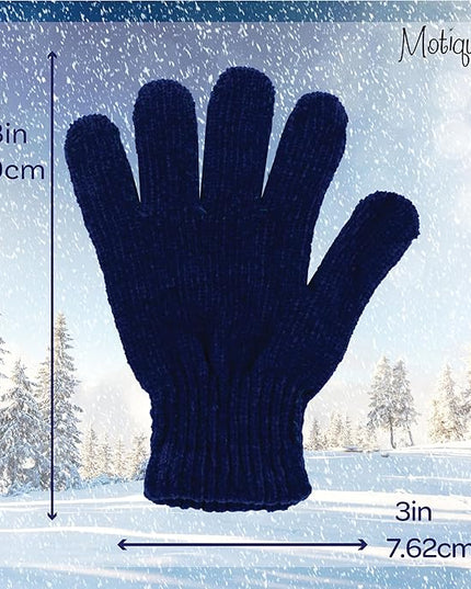 Motique Accessories Chenille Gloves Women Winter Magic Warm Gloves