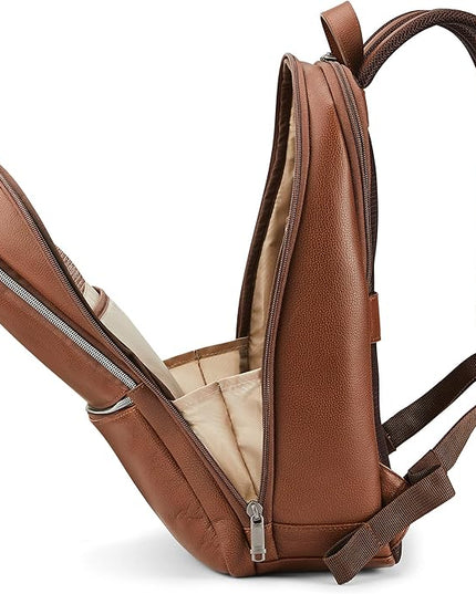 Samsonite Classic Leather Slim Backpack