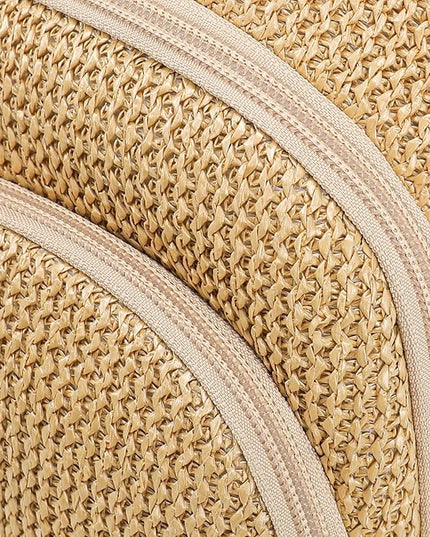 INICAT Faux Straw Crossbody Bags Beach Gifts Valentines Day Her Cruise Ship Essentials Women Summer Small Sling Purses