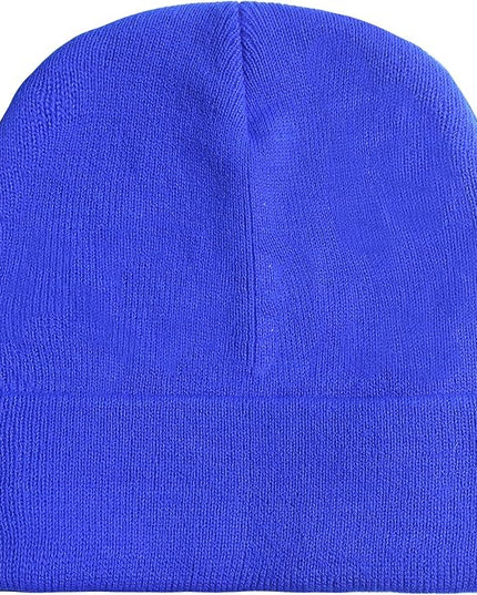Gelante Unisex Beanie Cap Knitted Warm Solid Color and Multi-Color Multi-Packs