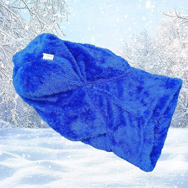 HUAMULAN Women Winter Beanie Hats One Piece Fleece Lined Knit Balaclavas Mask Set Skull Neck Circle Scarf Ski Snow Hat Pompom