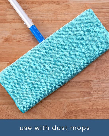 S&T INC. 100 Pack Microfiber Cleaning Cloth, Bulk Towels for Home, Reusable Microfiber Towels for Cars, Cleaning Rags, Assorted, 11.5 Inches x 11.5 Inches, 100 Count