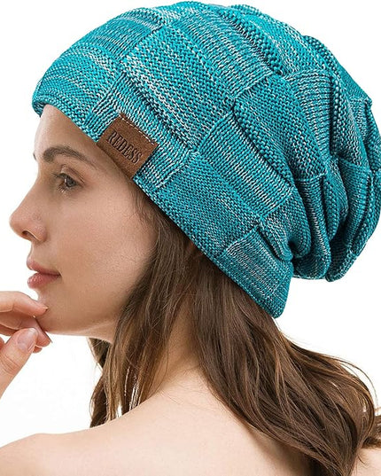 REDESS Beanie Hat for Men and Women Winter Warm Hats Knit Slouchy Thick Skull Cap