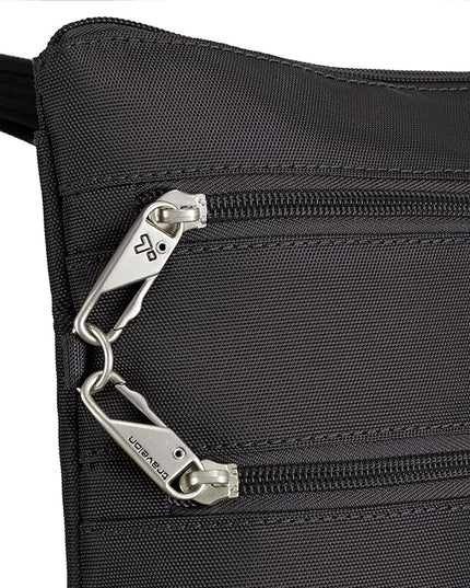 Travelon Anti-theft Classic Slim Double Zip Crossbody