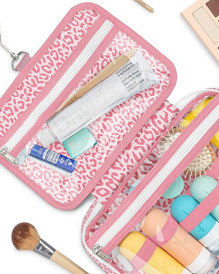 Eco Sun Hanging Travel Toiletry Bag — Designed in Hawaii — Water-resistant Travel Organizer for Bathroom Accessories
