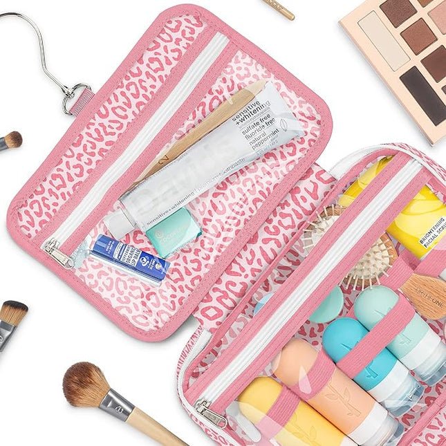 Eco Sun Hanging Travel Toiletry Bag — Designed in Hawaii — Water-resistant Travel Organizer for Bathroom Accessories