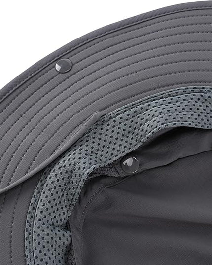 Connectyle Men's Sun Hat UPF 50+ Wide Brim Bucket Hats for Fishing Hiking Gardening Adjustable Boonie Hat Outdoor Safari Hats