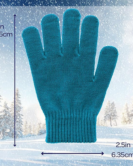 Motique Accessories Ladies Gloves Magic Knit Gloves for Women Solid Colors