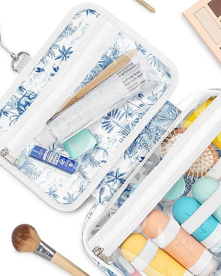 Eco Sun Hanging Travel Toiletry Bag — Designed in Hawaii — Water-resistant Travel Organizer for Bathroom Accessories